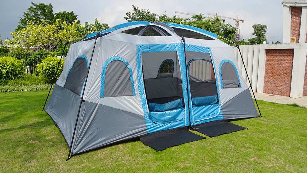 Cheap Goat Tents Large Camping Tent Outdoor Big Family Tent 8 10 12 Person Party Tent Waterproof Cabin Camp Anti UV Marquee Tents Tents 